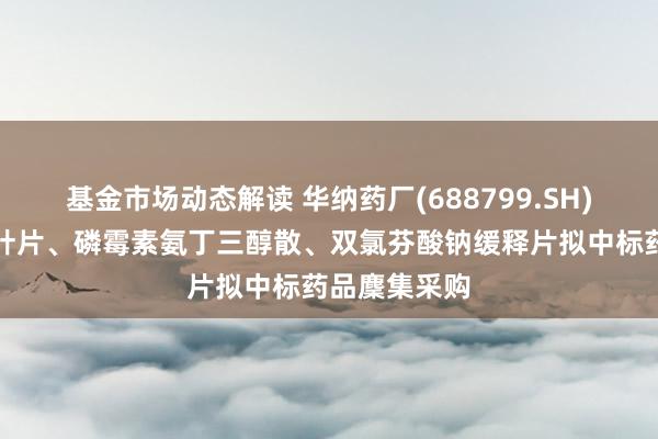 基金市场动态解读 华纳药厂(688799.SH)：公司银杏叶片、磷霉素氨丁三醇散、双氯芬酸钠缓释片拟中标药品麇集采购