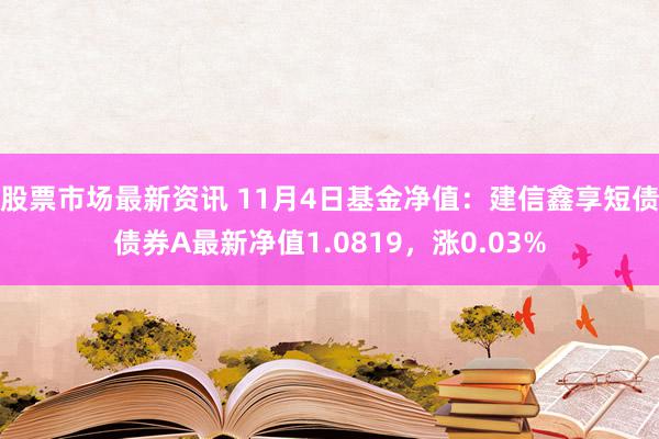 股票市场最新资讯 11月4日基金净值：建信鑫享短债债券A最新净值1.0819，涨0.03%