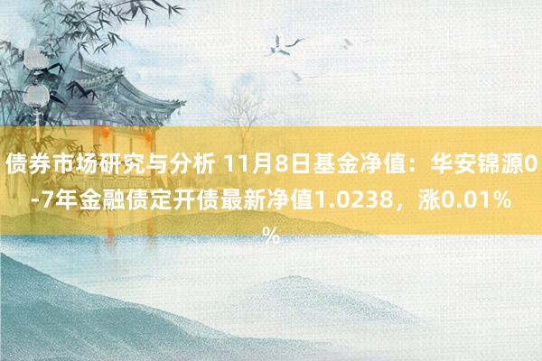 债券市场研究与分析 11月8日基金净值：华安锦源0-7年金融债定开债最新净值1.0238，涨0.01%