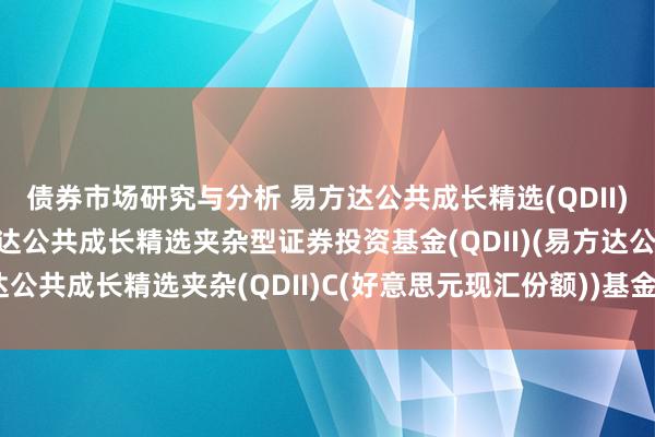 债券市场研究与分析 易方达公共成长精选(QDII)C好意思元现汇: 易方达公共成长精选夹杂型证券投资基金(QDII)(易方达公共成长精选夹杂(QDII)C(好意思元现汇份额))基金居品贵府摘记更新