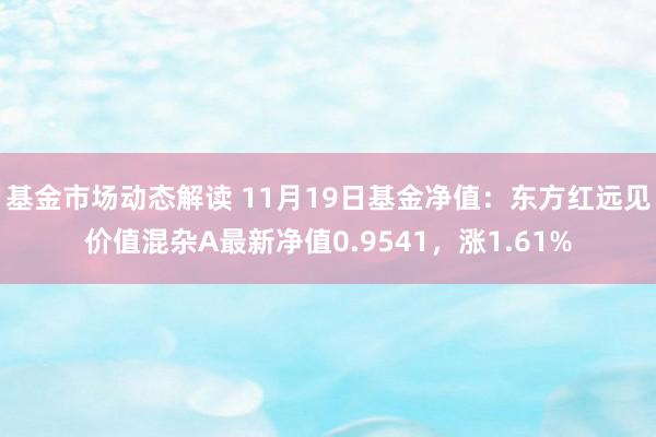 基金市场动态解读 11月19日基金净值：东方红远见价值混杂A最新净值0.9541，涨1.61%