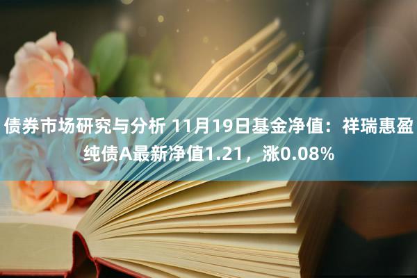 债券市场研究与分析 11月19日基金净值：祥瑞惠盈纯债A最新净值1.21，涨0.08%